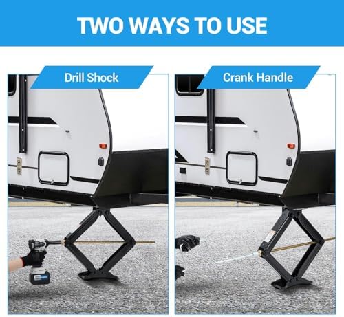 Heavy-Duty RV Stabilizer Scissor Jacks 4-Pack, 7500 LBS Capacity Each, - Image 4