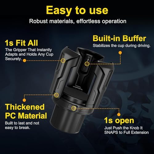 Cup Holder Expander, Car Cup Holder Expander - Image 4