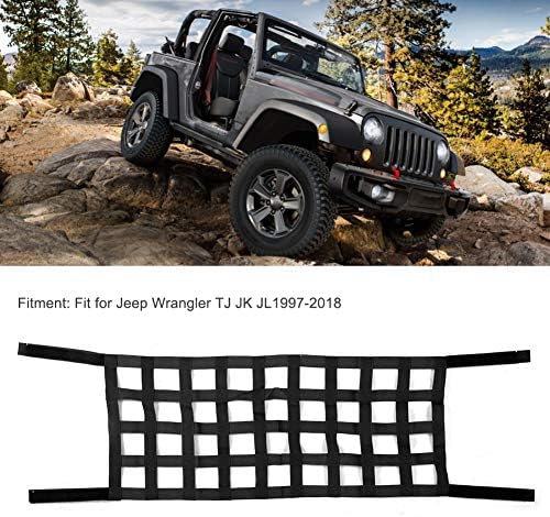 Car Ceiling Cargo Net, Car Roof Storage Network Cover, Fit - Image 5