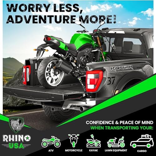 Rhino USA Retractable Ratchet Straps - 1in x 10ft - Image 7