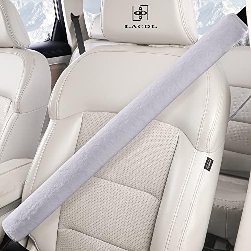 LACDL Extra Long Seatbelt Cover Super Soft Furry - Image 2
