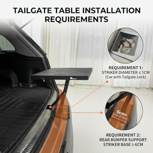 SUV Trunk Mounted Camping Table - Image 5
