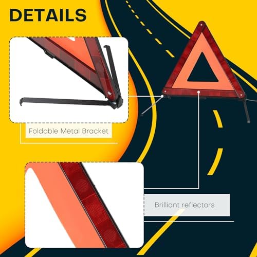 5 Pack Reflective Safety Triangle Kit - Image 4