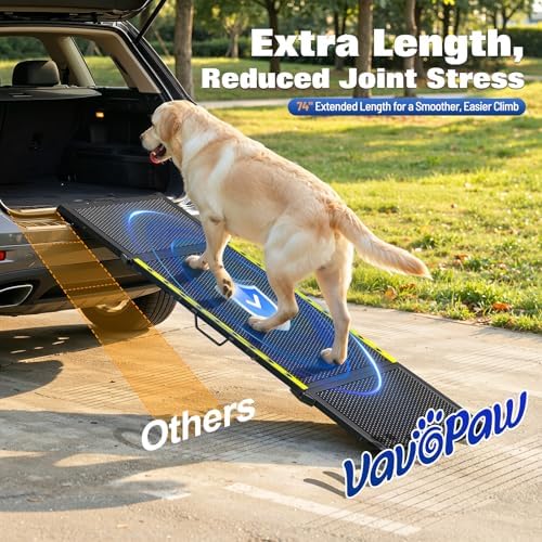 74"L x 20"W Extra Wide Dog Ramp - Image 2