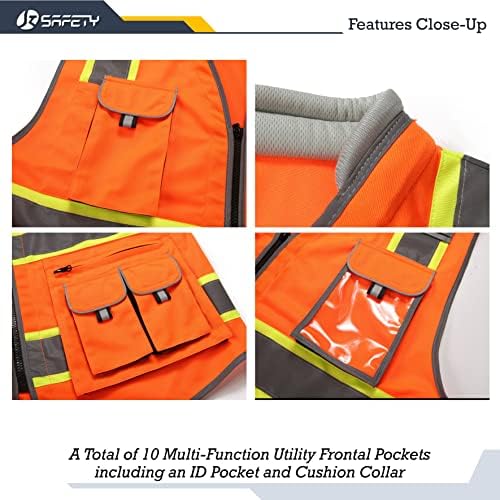 JKSafety Reflective Safety Vest - Image 2