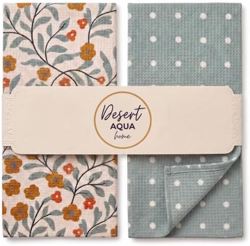 Kitchen Towels, Dish Towels for Kitchen by DesertAqua
