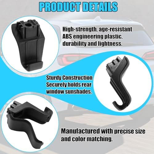 Jaronx for BMW Window Sun Shade Hook for X5 G05 2018-2025/X6 G06 2020-2025 - Image 5