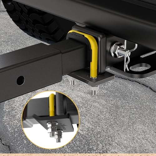 Nilight Trailer Hitch Tightener Anti-Rattle Yellow U-Bolt - Image 7