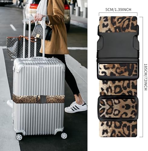 Luggage Straps for Suitcases, Heavy Duty Travel Belt - Image 3