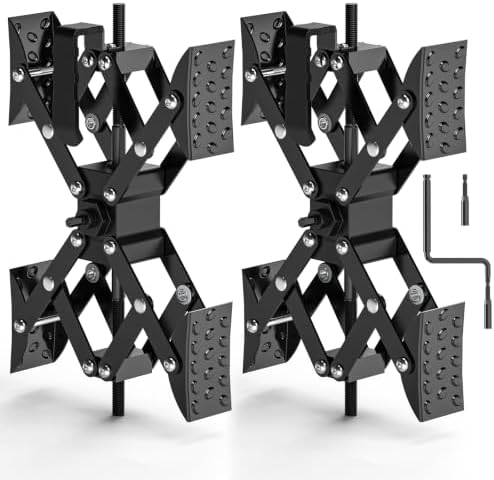 RV Wheel Stabilizer, X Shape Wheel Chocks Designed to Prevent Tire Wobble by AUH