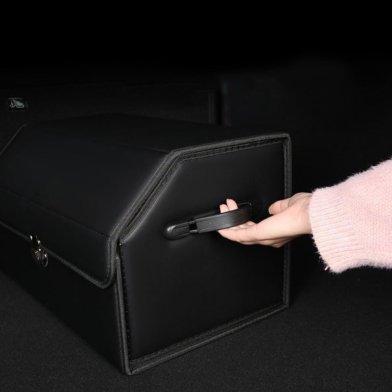 Car Trunk Organizer Leather Storage Box - Image 5