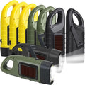 Leelosp 9 Pcs Hand Crank Solar Flashlight Emergency LED by Leelosp