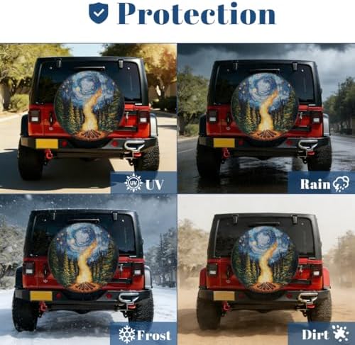 Forest Spare Tire Cover Waterproof Dust-Proof Spare Wheel Covers - Image 7
