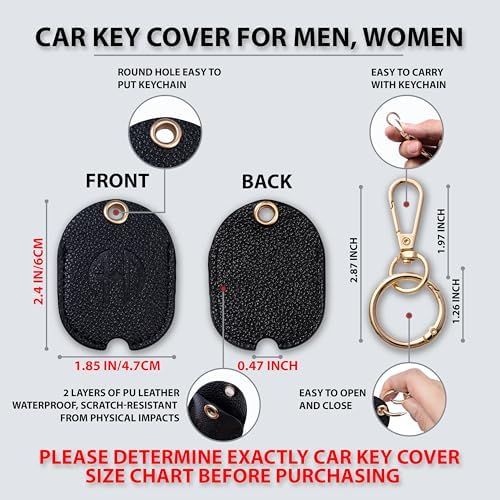 Leather Key Cover for Broken Car Key Loop Replacement - Image 2