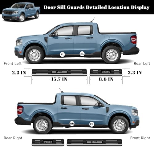 4PCS Car Door Edge Guards Door Sill Protector - Image 5