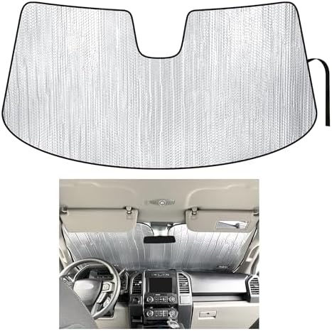 Front Windshield Sunshade Custom Fit by YelloProAutomotive