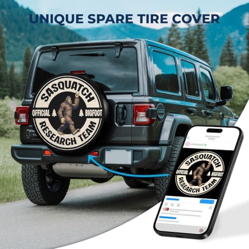 GENANY Forest Creature Art Thick PVC Leather Spare Tire Cover Size 17 - Image 2