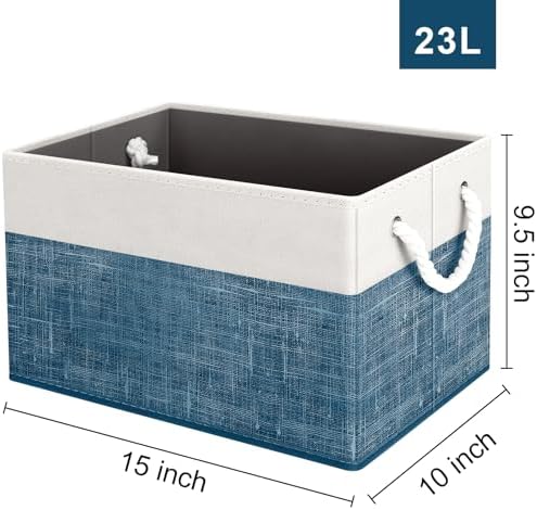 Fab totes Storage Bins 8-Pack, Foldable Storage Baskets - Image 2