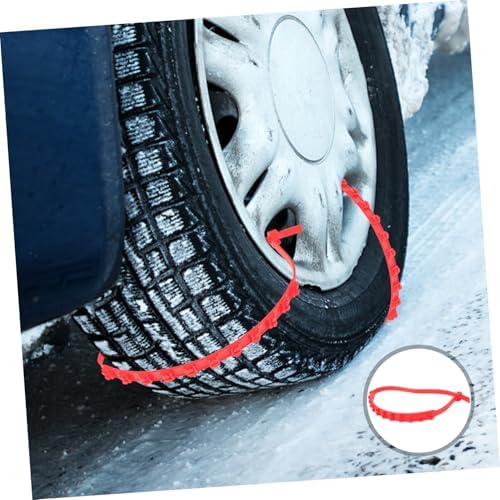 20 Piece Reusable Rubber Zip Tie Tire Snow Chains - Image 7