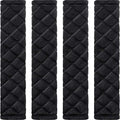 Tatuo 4 Pack Seat Belt Cover Extra Long Soft Pad by Tatuo