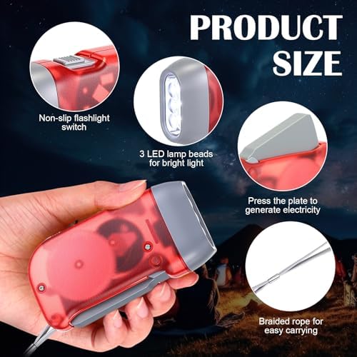 Leelosp 48 Hand Crank Flashlights - Image 4