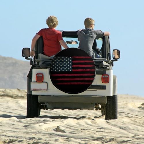 Generic Vintage America American Flag 3 Tire Covers, Dust-Proof Weatherproof - Image 6