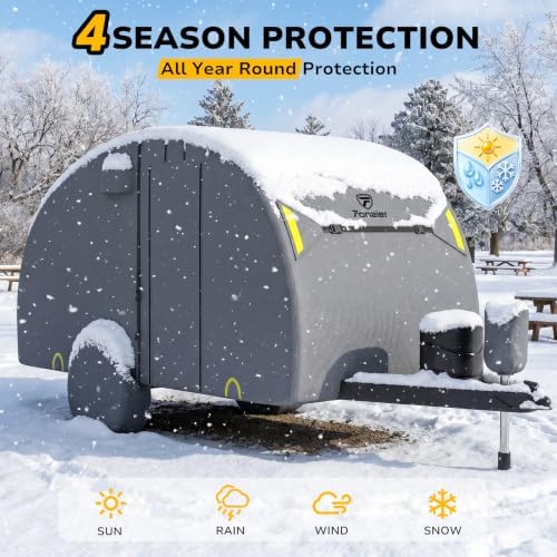 RV Cover for R Pod, Fonzier RV Cover for Teardrop Camper - Image 2