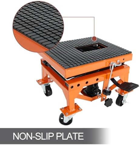 350lbs Heavy Duty Hydraulic Motorcycle Scissor Jack Lift - Image 2