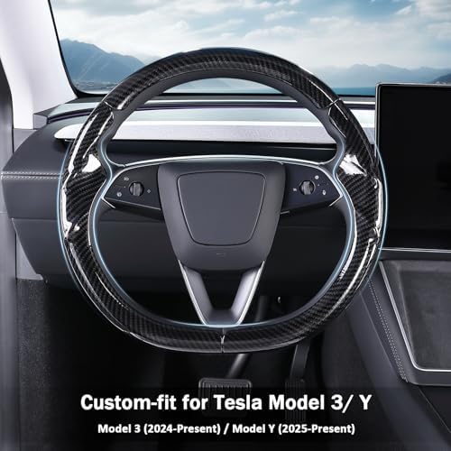 Steering Wheel Cover for Tesla Model Y 2025- Present/Model 3 Highland - Image 3