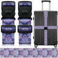 Luggage Straps for Suitcases, Travel Adjustable Belt by ZHOMA