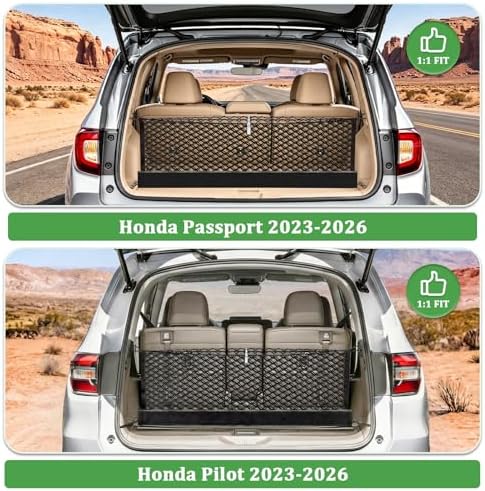 3-Layer Cargo Net for Honda Pilot & Passport 2023-2026, Trunk Net for SUV - Image 2