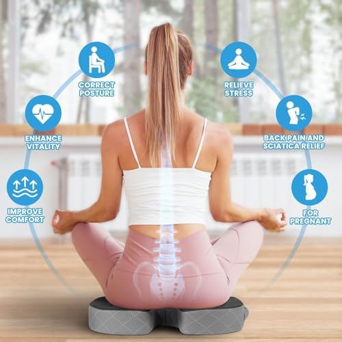 TushGuard Memory Foam Office Chair Seat Cushion - Image 4