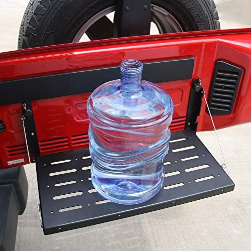 CheroCar for Jeep JK Tailgate Table Rear Foldable Cargo Shelf for 2007-2018 - Image 5