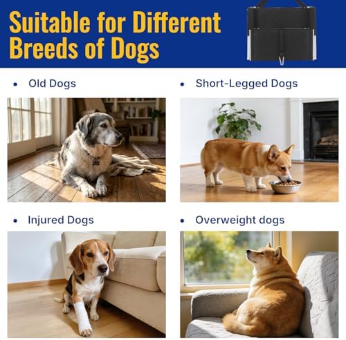 Foldable Dog Stairs for Car, Non-Slip Ramp for SUV, 250 lbs - Image 4