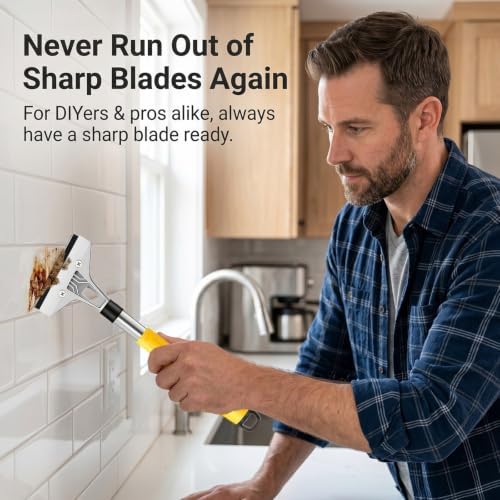 30 Pack 4 Inch Scraper Blades, High-Carbon Steel, - Image 7