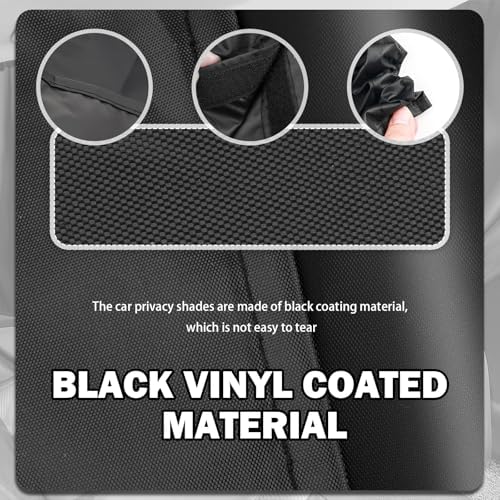 3PCS Car Privacy Curtains, Portable Cars Windows Curtains - Image 5