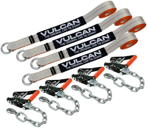 VULCAN Car Tie Down with Chain Anchors - Image 2