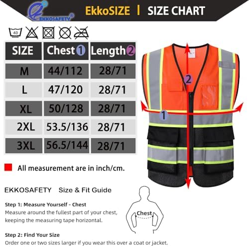 Hi Vis Reflective Safety Vest for Men Women - Image 2