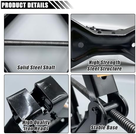 2PCS Car Scissor Jack Kit, Portable Car Lift Jacks - Image 3
