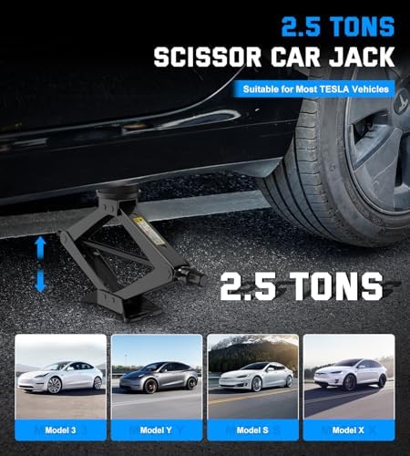Car Jack Kit 2.5 Ton Scissor Jack - Image 2