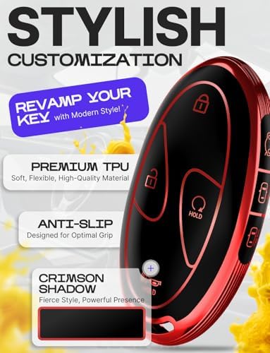 Lucrum Compatible with Hyundai Key Fob Cover & Keychain - Image 3