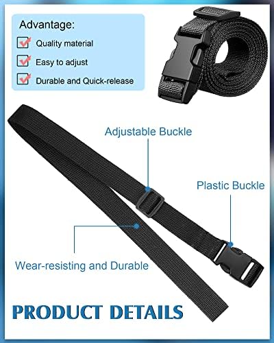 30 Pack 78 x 1 Inch Strap Buckle Packing Straps Luggage Straps Suitcase - Image 2