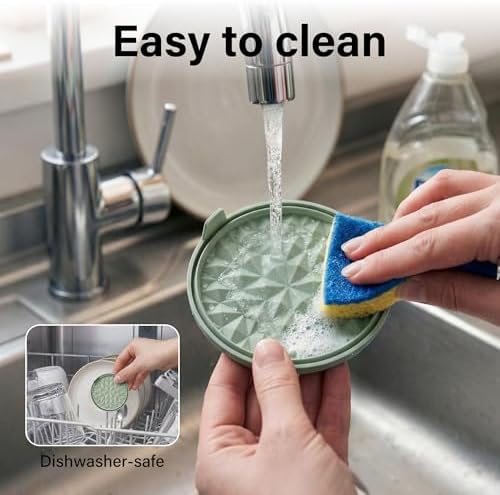 Silicone Car Coasters Set of 4, 3.15" Foldable Cup Holder Mats - Image 6