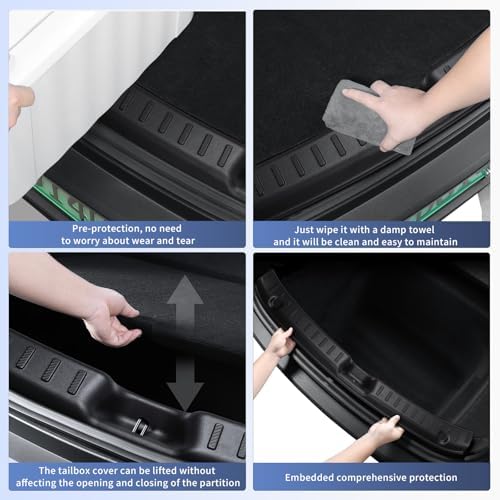 Upgrade Rear Bumper Guard for Tesla Model Y Juniper 2025-2026 - Image 4