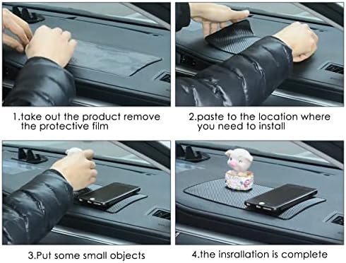 Extra Large 26 x 15cm Magic Anti-Slip Non-Slip Mat Car Dashboard Sticky Pad - Image 6
