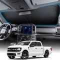Wigoo for Ford F150/250/350/450 Windshield Sunshade, Custom Fit, Keeps Cool by wigoo