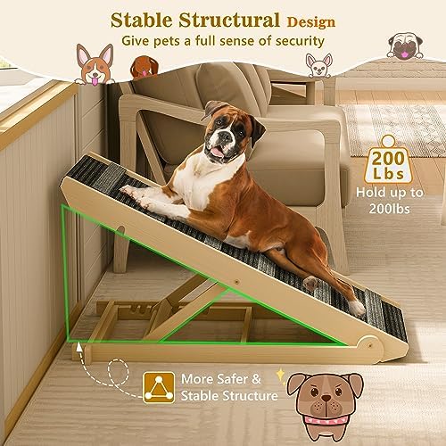 REONEY Dog Ramp, Portable Pet Ramp - Image 3