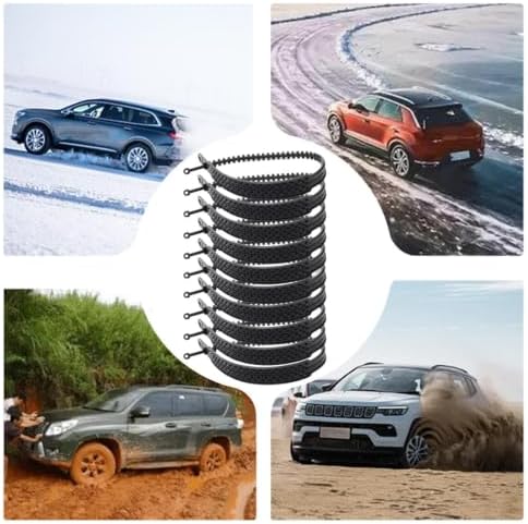 Tire Traction Straps Adjustable Anti-Skid Winter Car Grips - Image 5