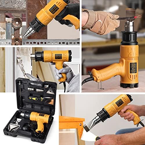 SEEKONE 1800W Heat Gun with Carry Case 122℉-1112℉ Variable Temp - Image 5
