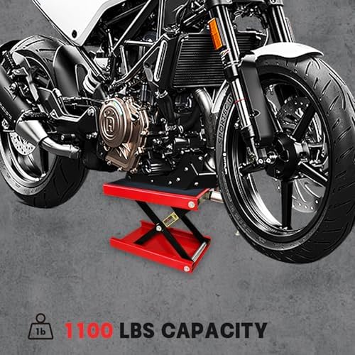 1100lb Motorcycle Lift Scissor Jack - Image 2